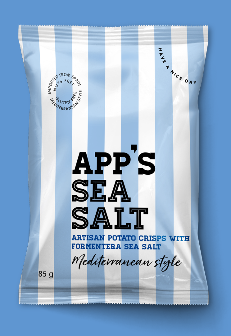 App's Diseño Packaging Snack Sea Salt