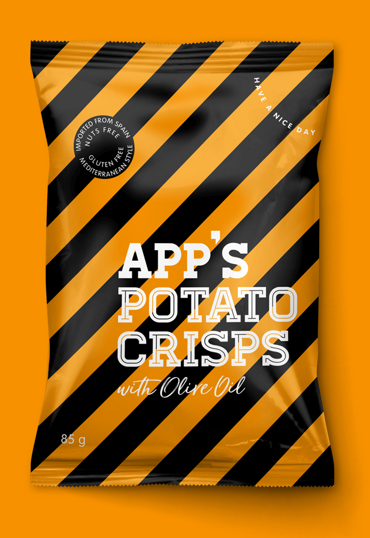App's Diseño Packaging Snack Potato Crisps
