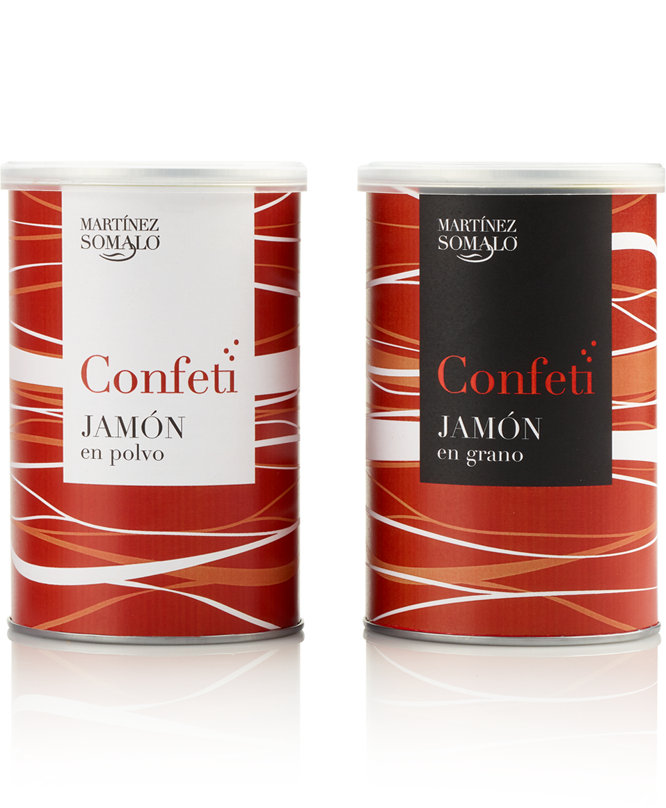 Martínez Somalo Diseño Packaging Confeti de Chorizo en Polvo y en Grano